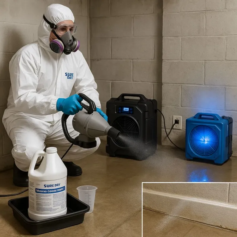 Sanitization and Odor Removal process in Sammamish, WA
